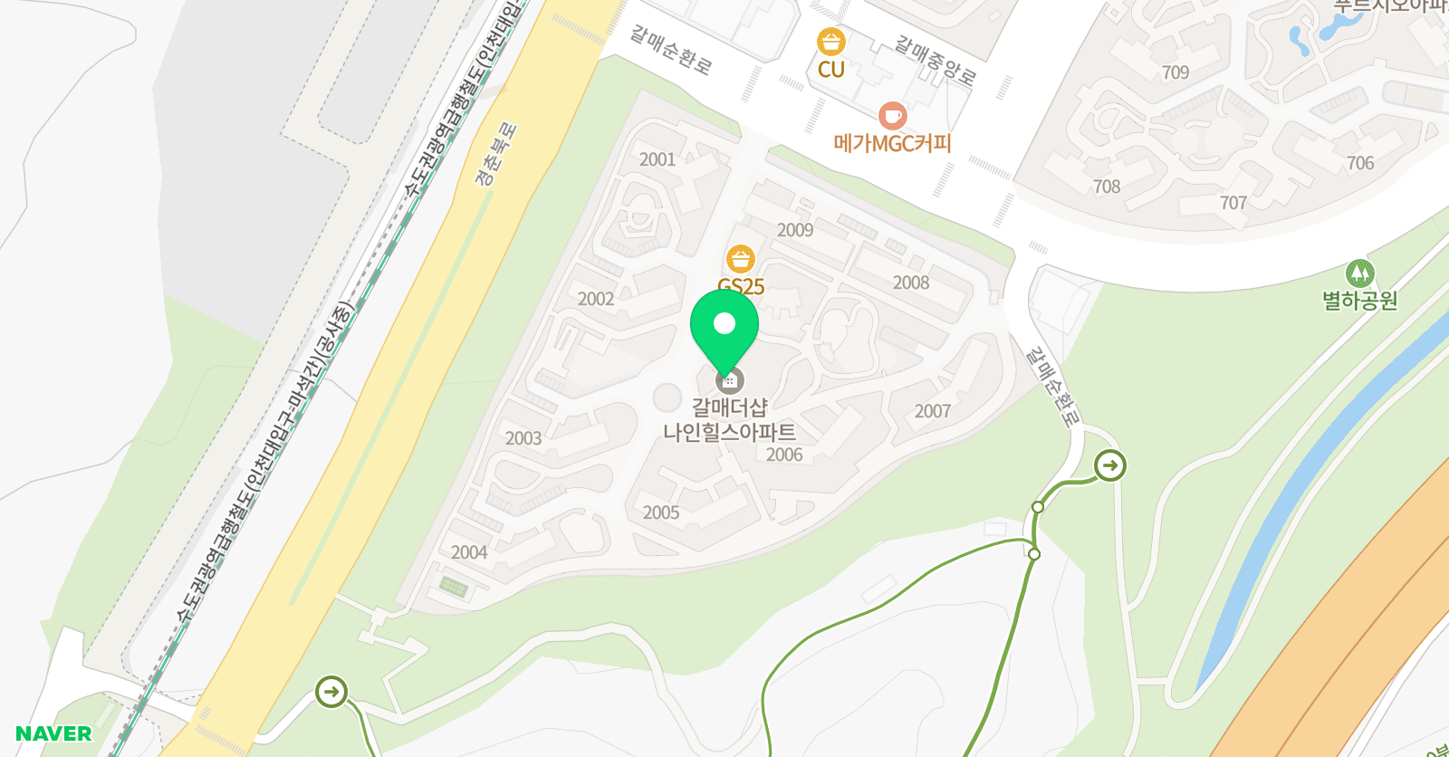 솔루니 갈매더샵 홈스쿨 위치