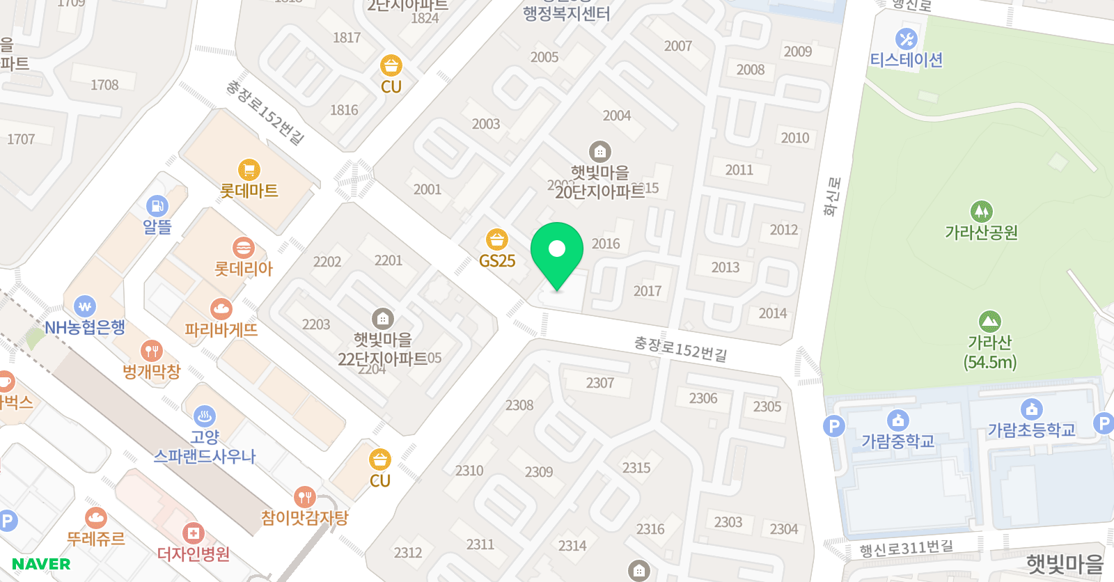 소리숲 음악학원 위치