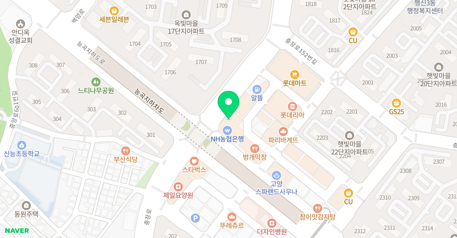 수무용 학원 위치