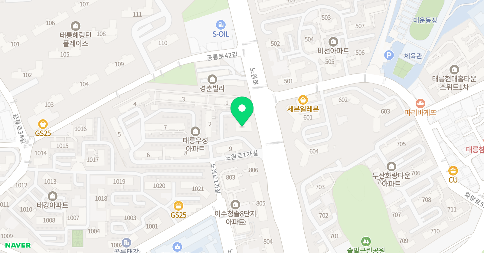 인천체대 화랑 태권도 위치