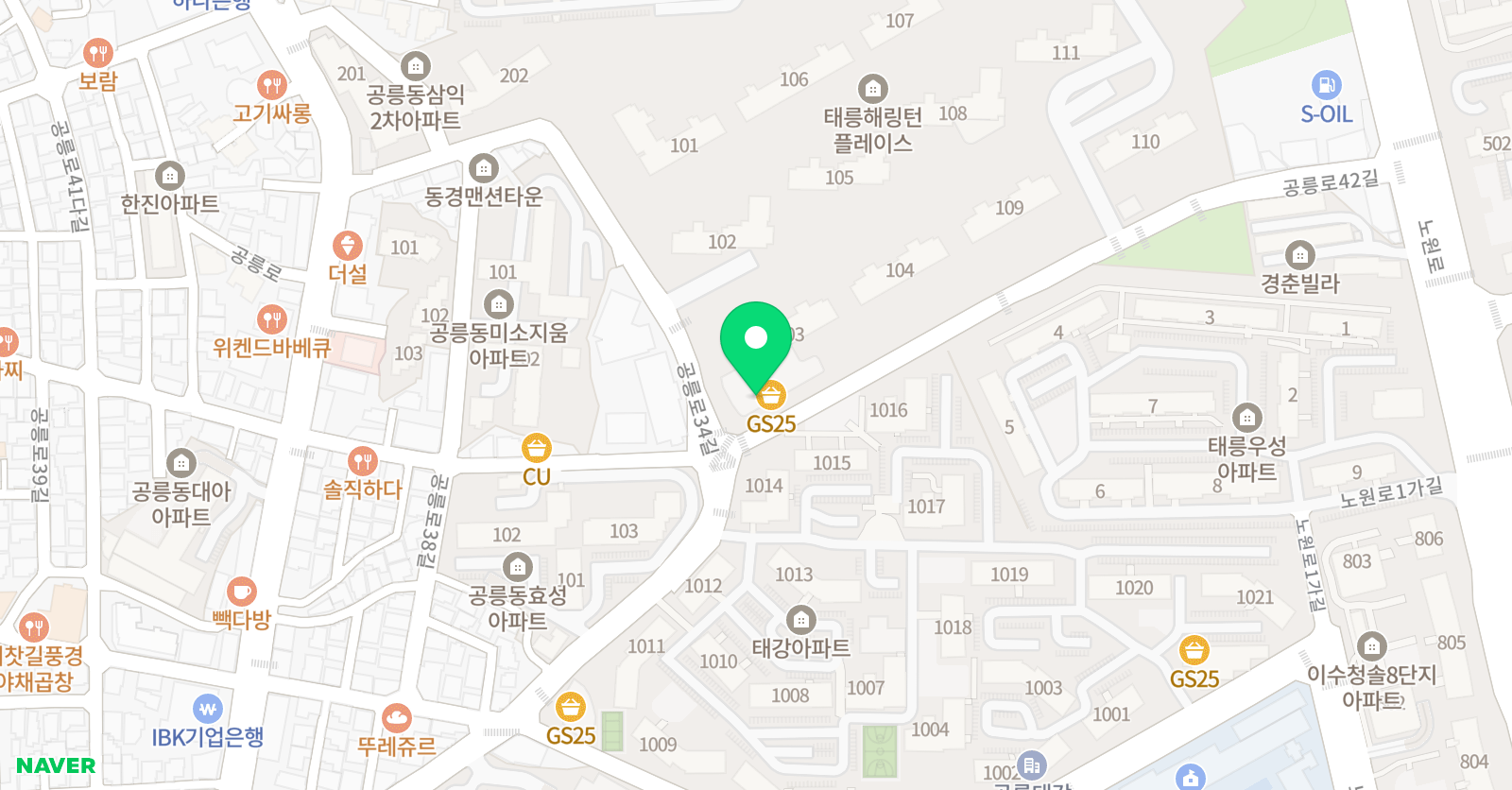 라온 수학교습소 위치