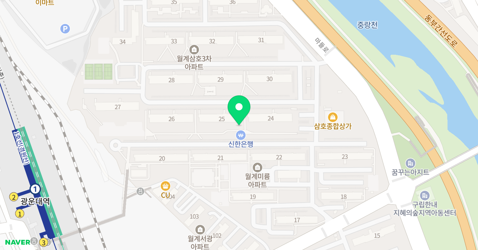 삼호스마트해법 수학교습소 위치