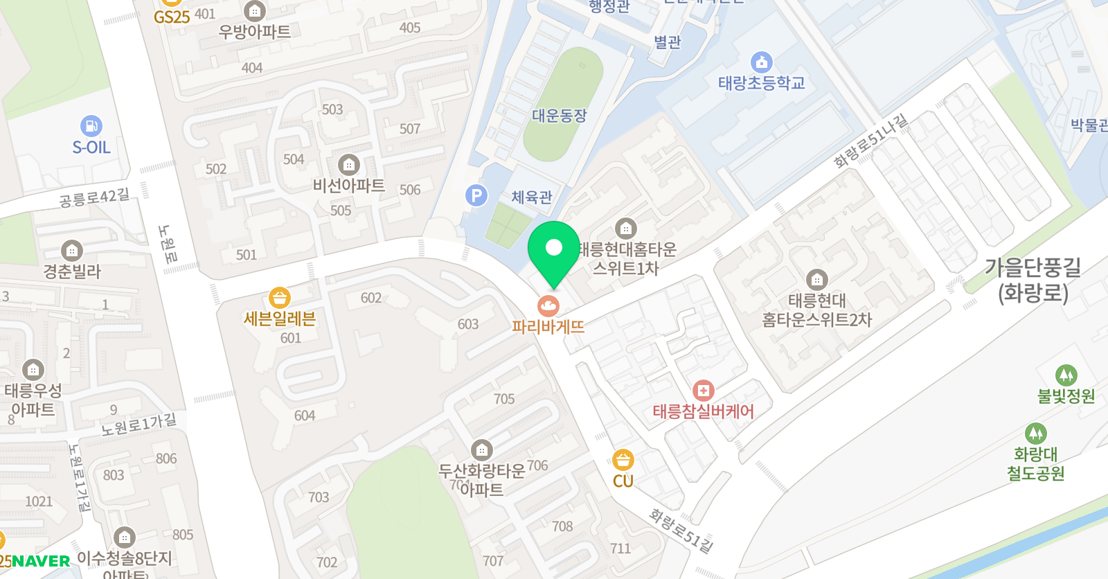 뮤엠 영어 학원 위치