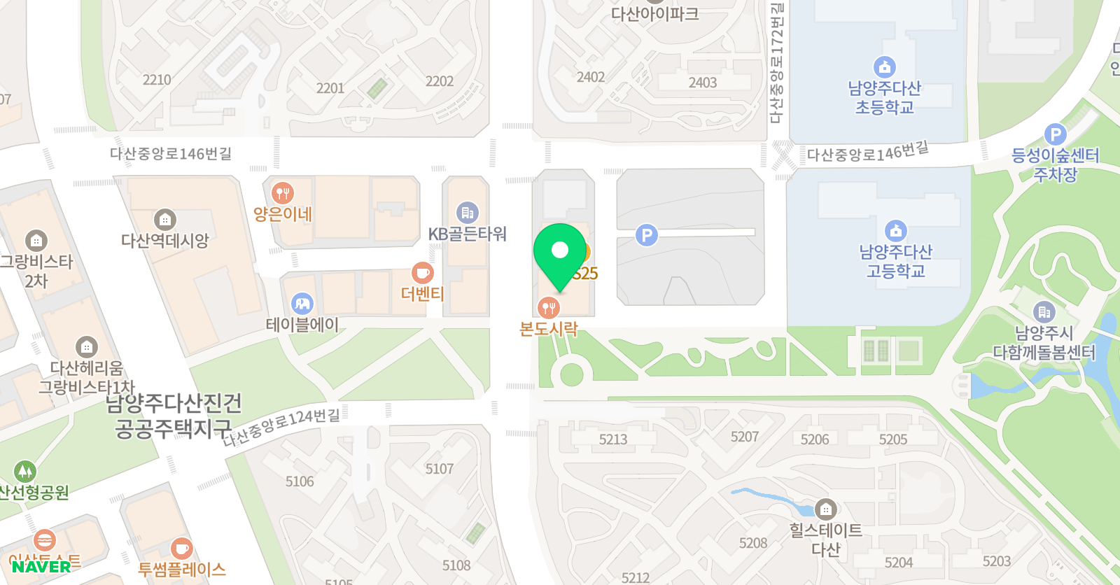 그림아트스튜디오 다산신도시원 위치