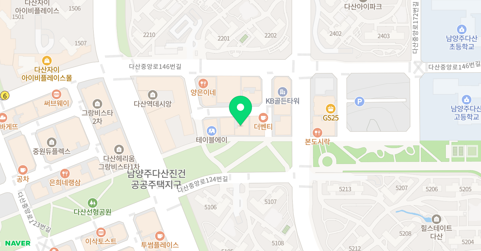 피티 수학 다산센터 위치