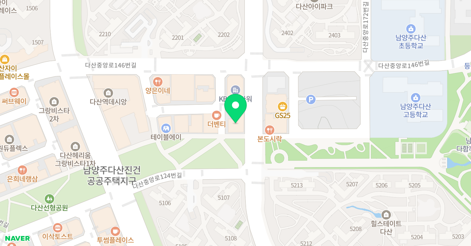 혜윰 수학학원 위치