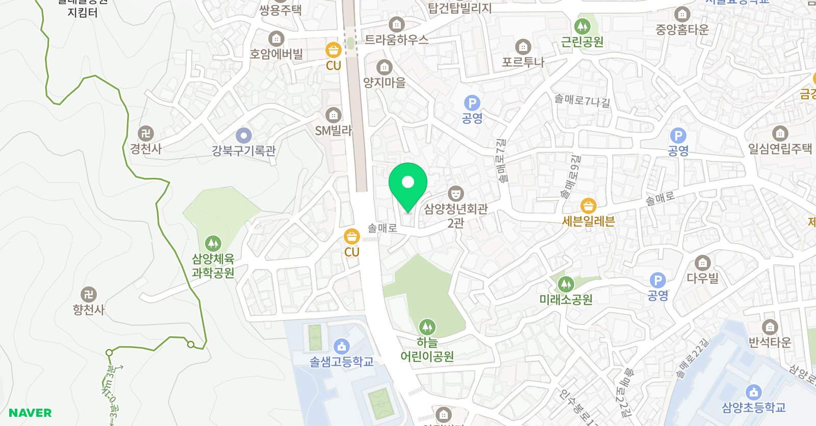 정쎈 수학교습소 위치