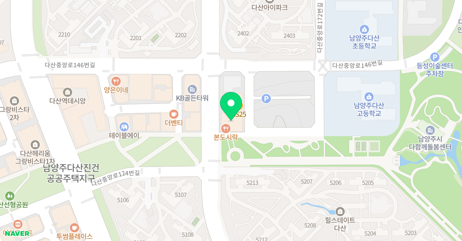 다산이음 수학교습소 위치