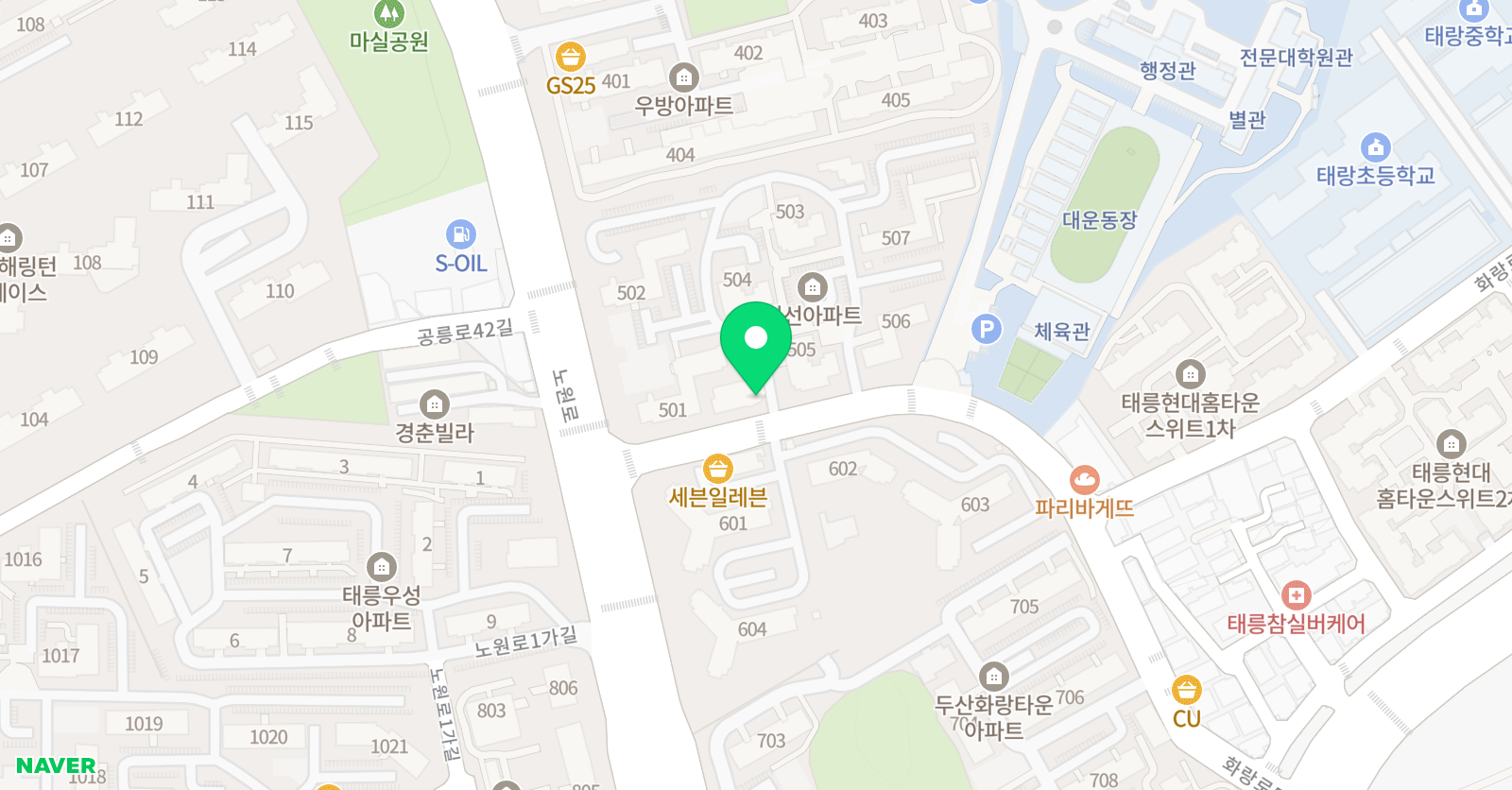 금강 태권도장 위치