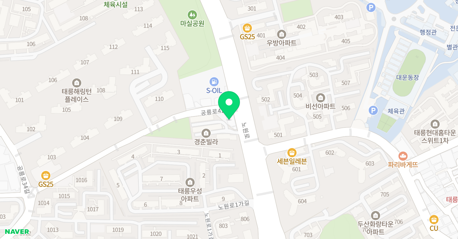 비바 영어학원 위치