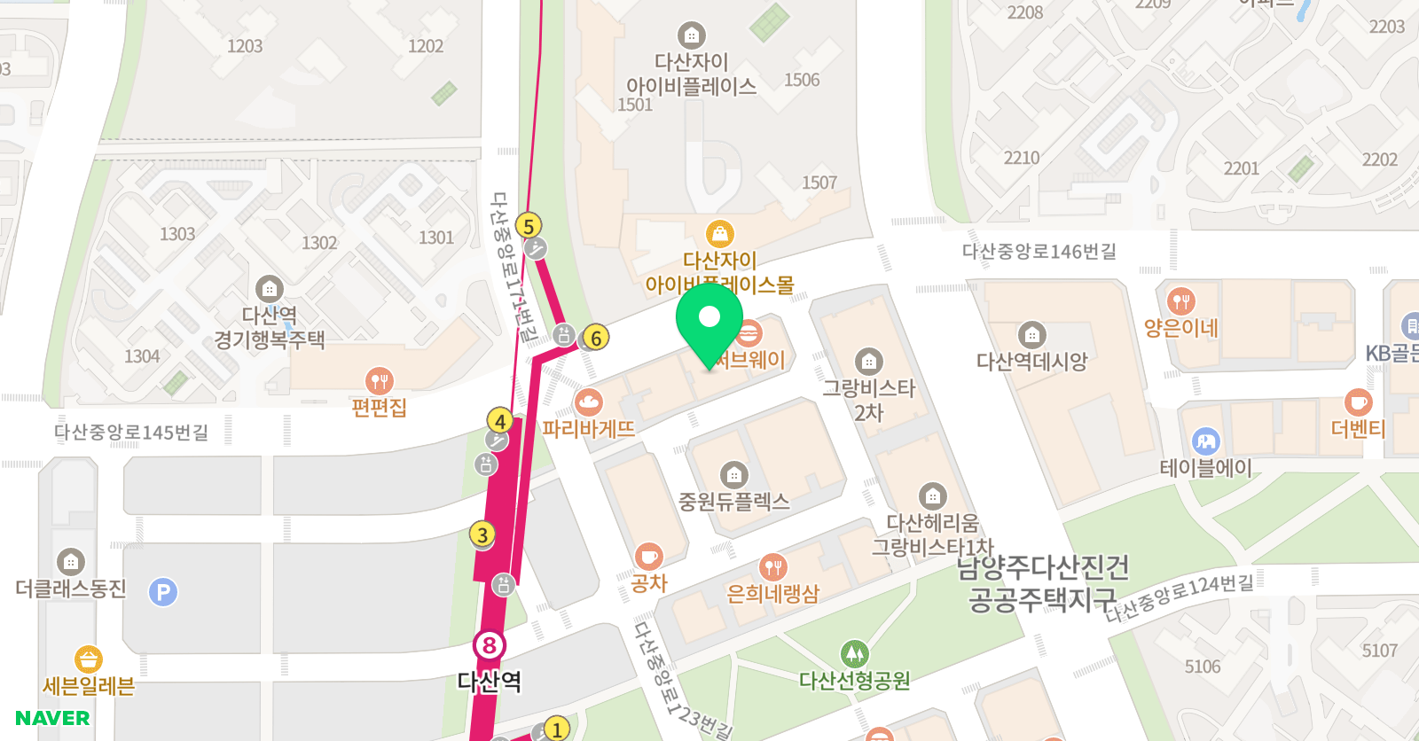 마벨 무용학원 위치