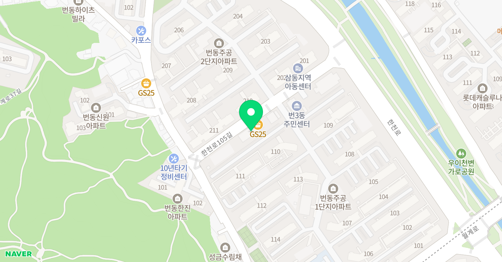 열린 학원 위치