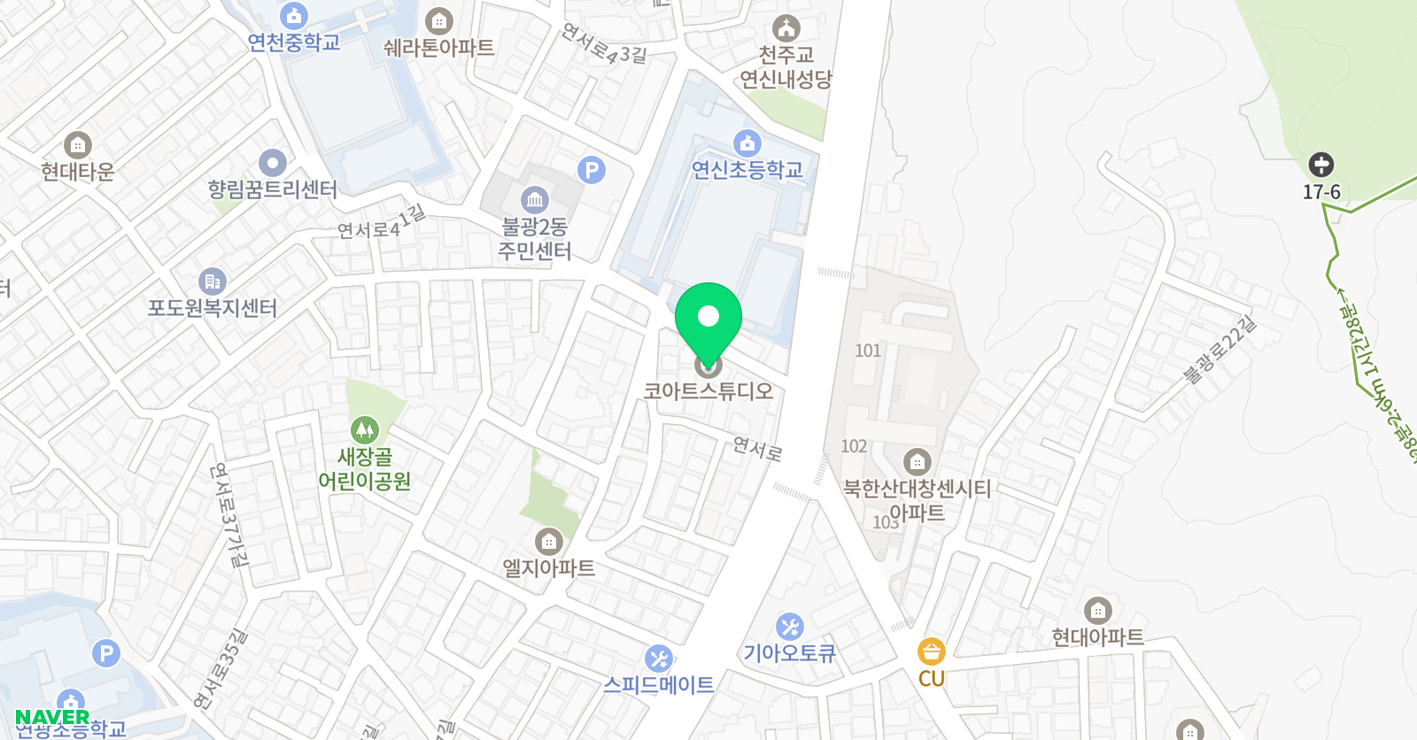 전원 피아노음악학원 위치
