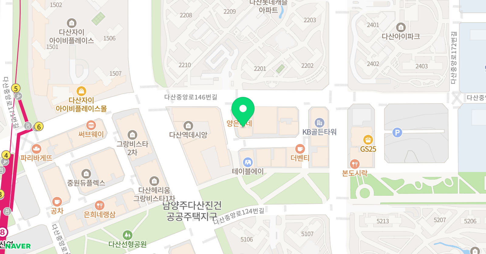 STN 학원 대치점 위치