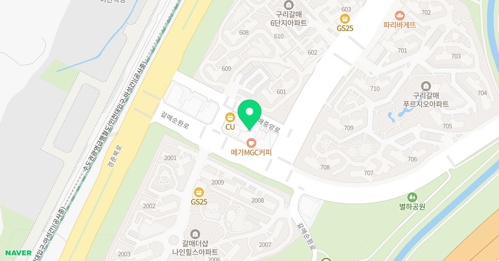 갈매피아노의숲 음악학원 위치