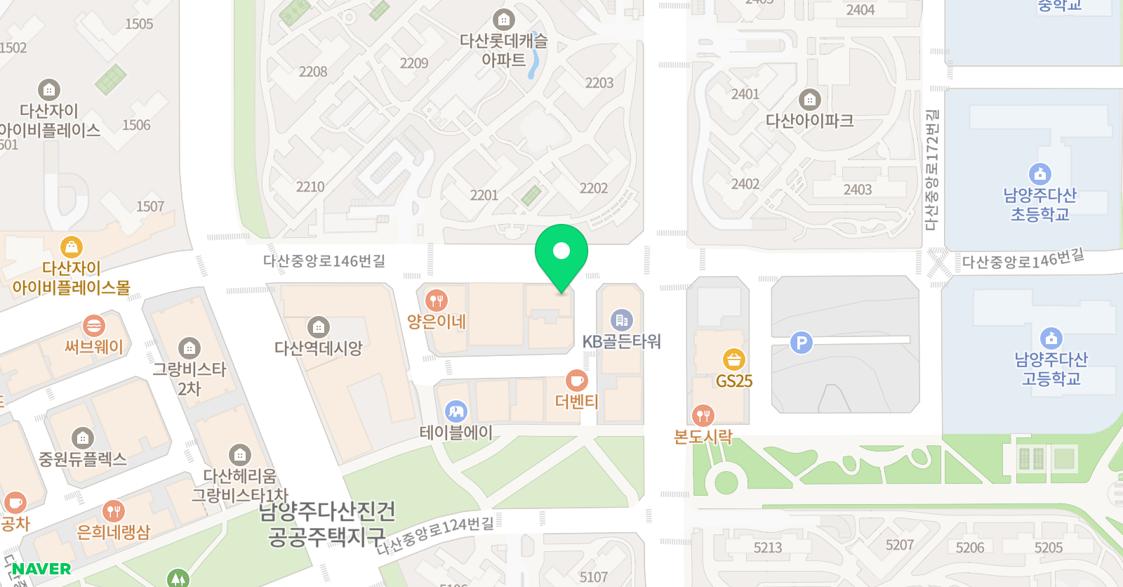 진선생 수학학원 위치