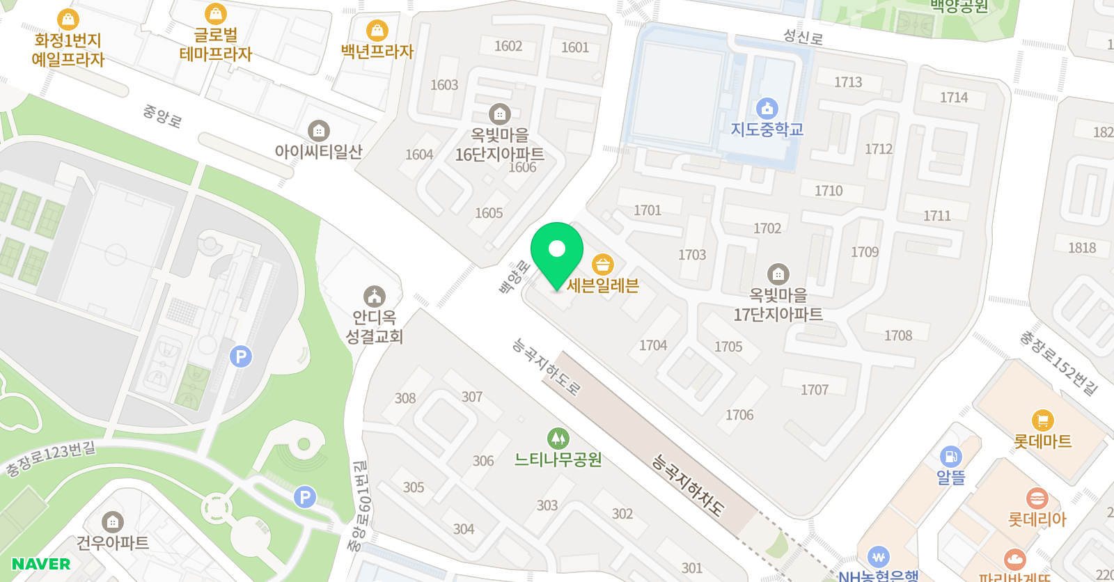 라온쌤 음악학원 위치