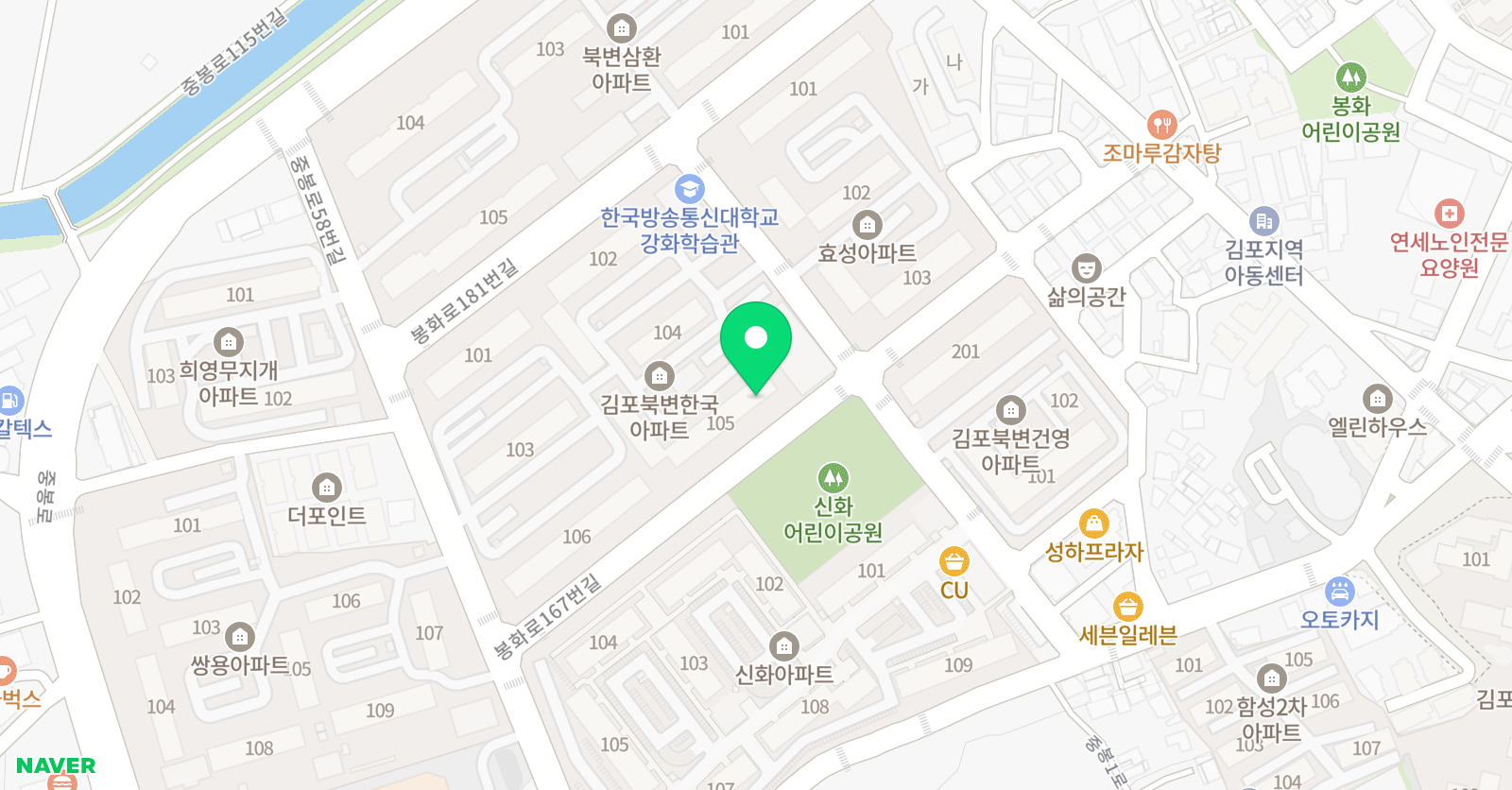 하늘소리 피아노 위치