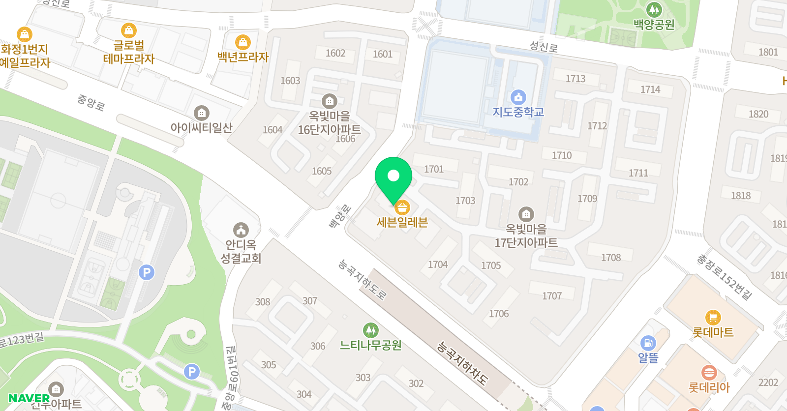 샘소리피아노학원 위치