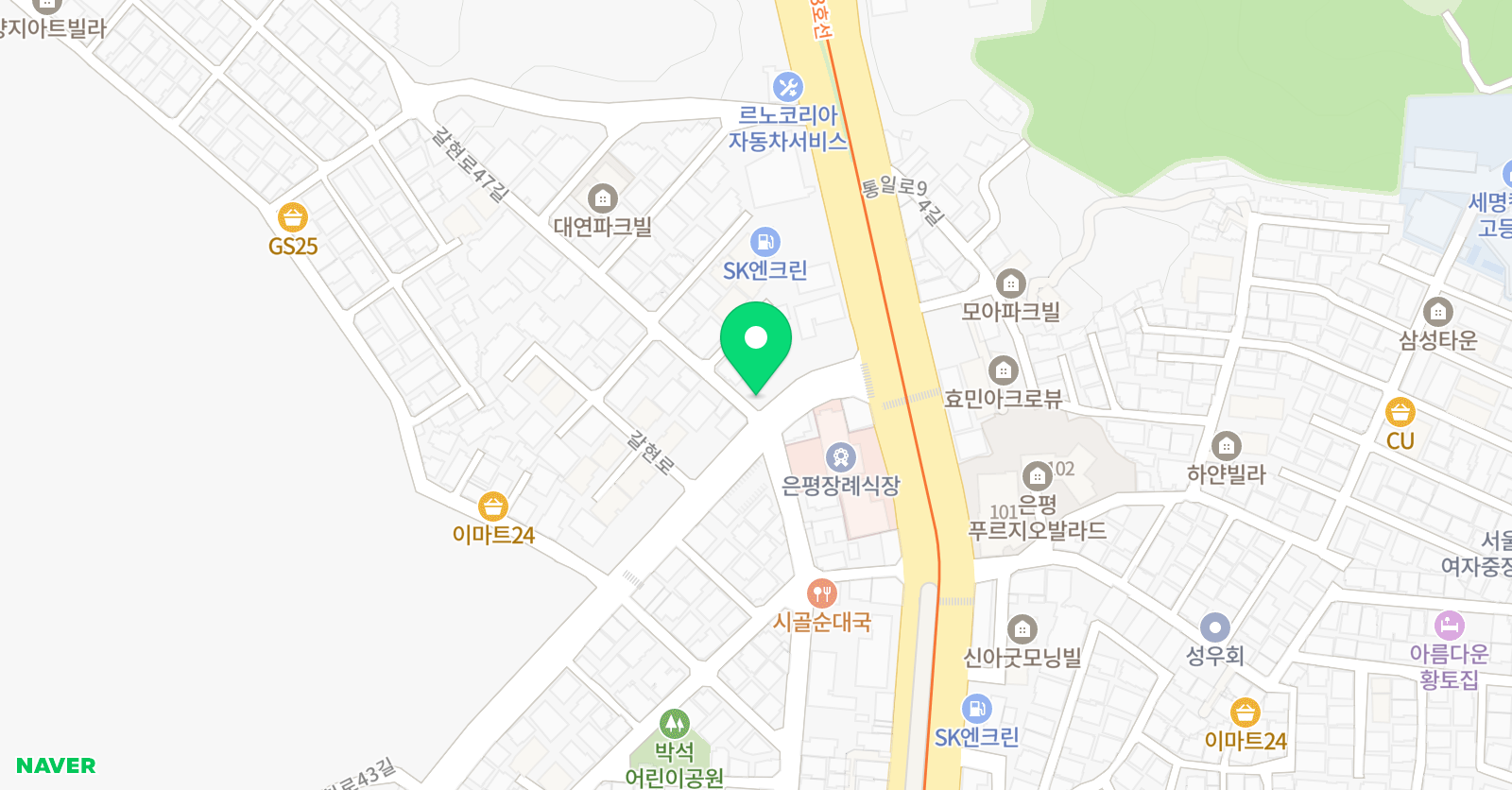 지앤비 영어전문교육 갈현캠퍼스 위치