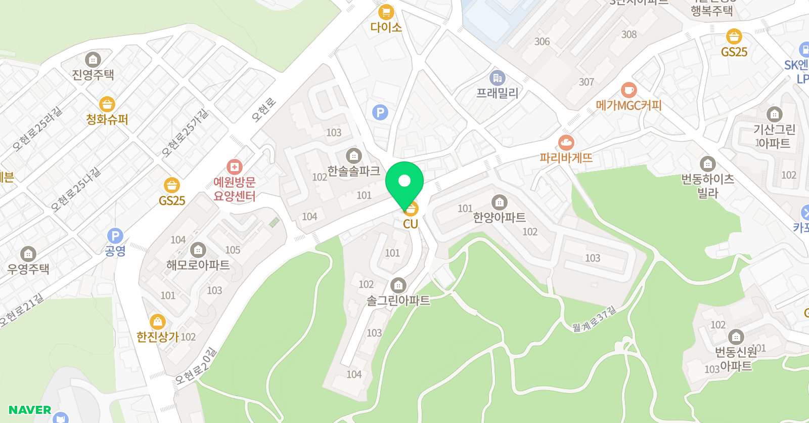 더원 영수학원 위치