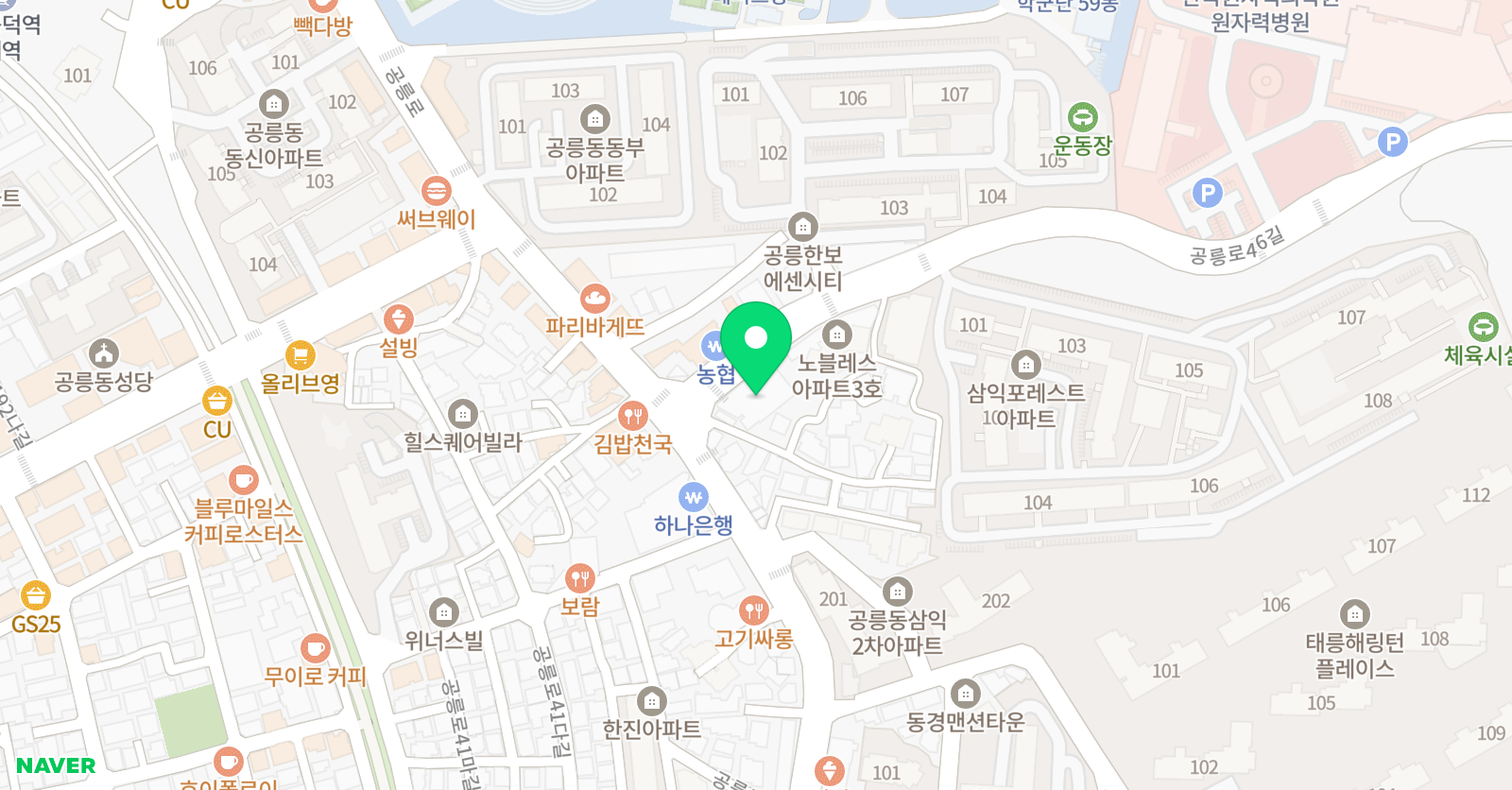 제이앤 스포츠클럽 위치