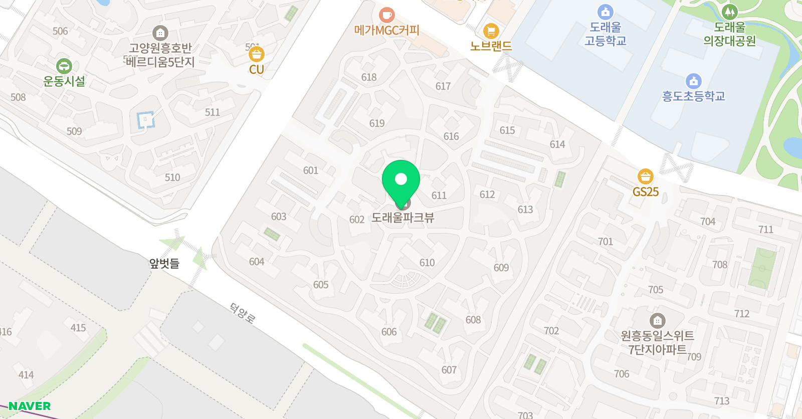 도래울 완벽 수학 위치