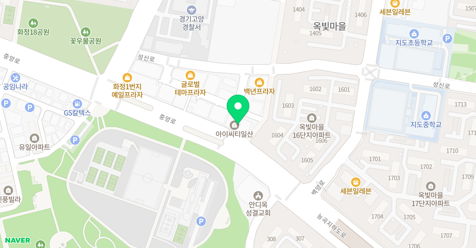 pk대치스파르타화정센터1관 위치