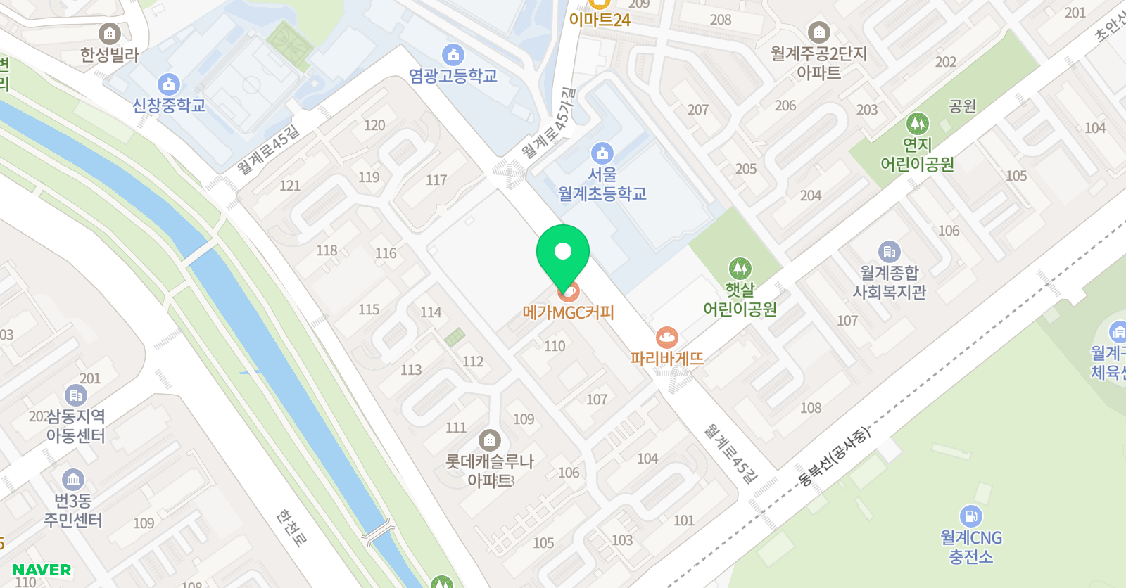 티앤씨 학원 위치