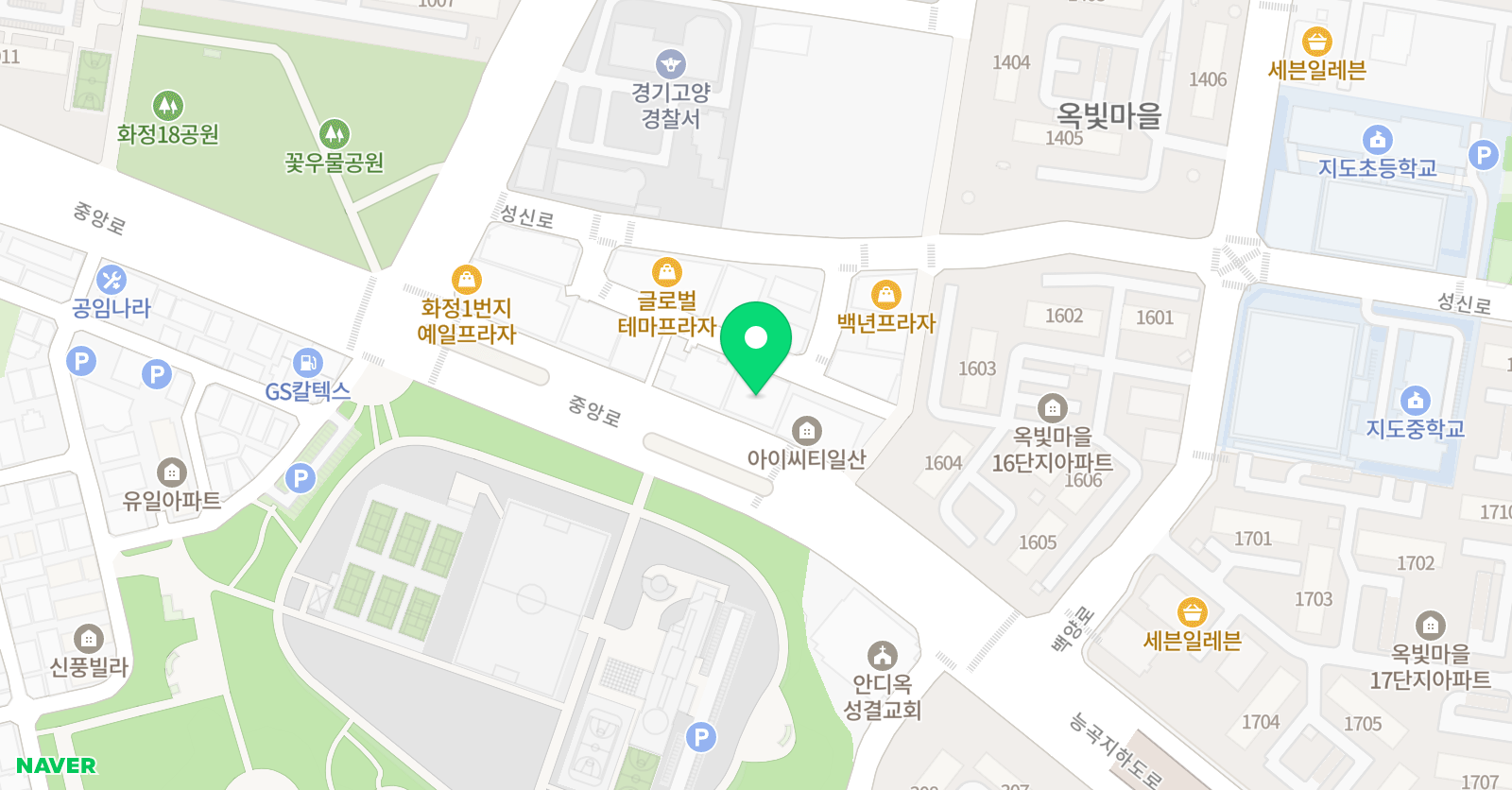 이지베스트 2관 학원 위치