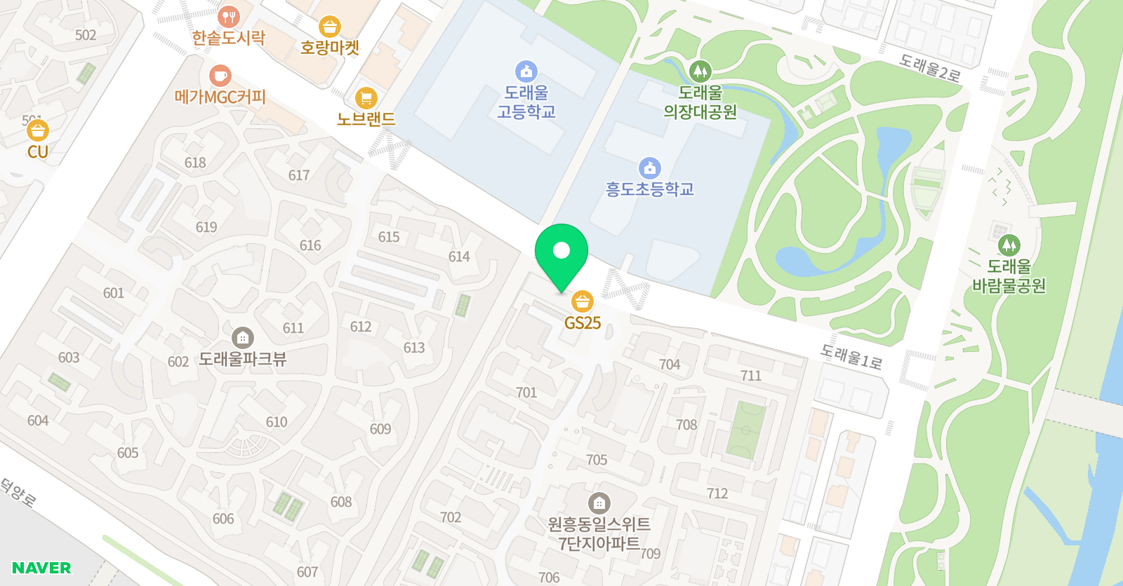 도래울 ECA 미술 위치
