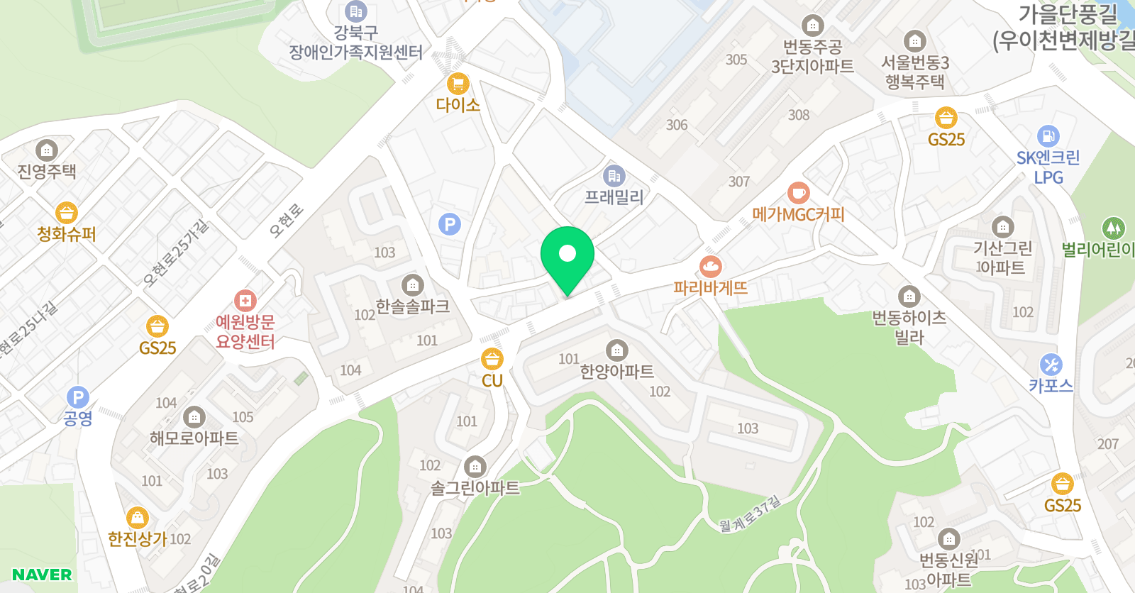 바른스터디 학원 위치