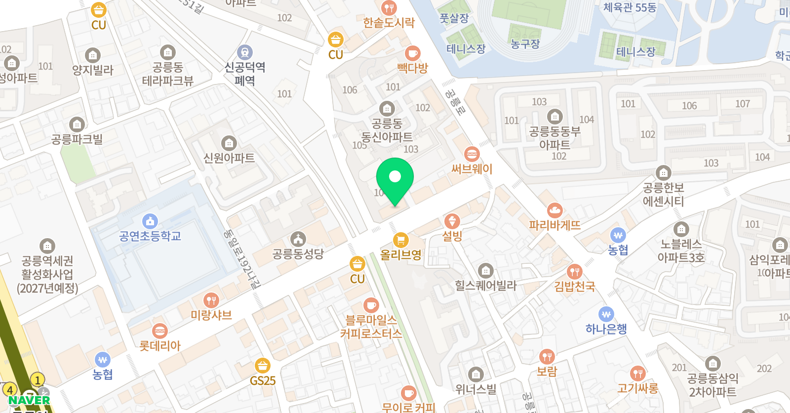 드림아트원 미술학원 위치