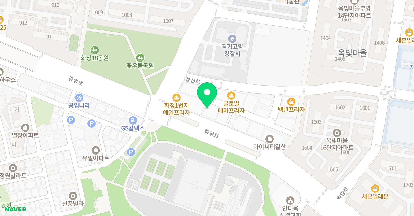퍼스트 학원 초&중등관 위치