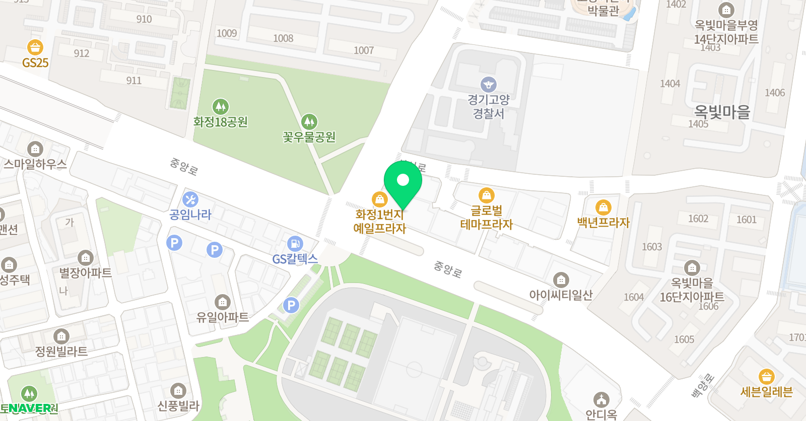 차이랑 중국어 위치