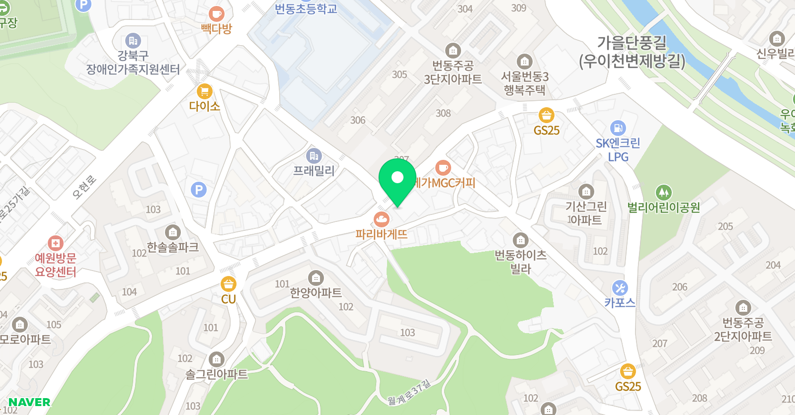 그린나무 미술교습소 위치