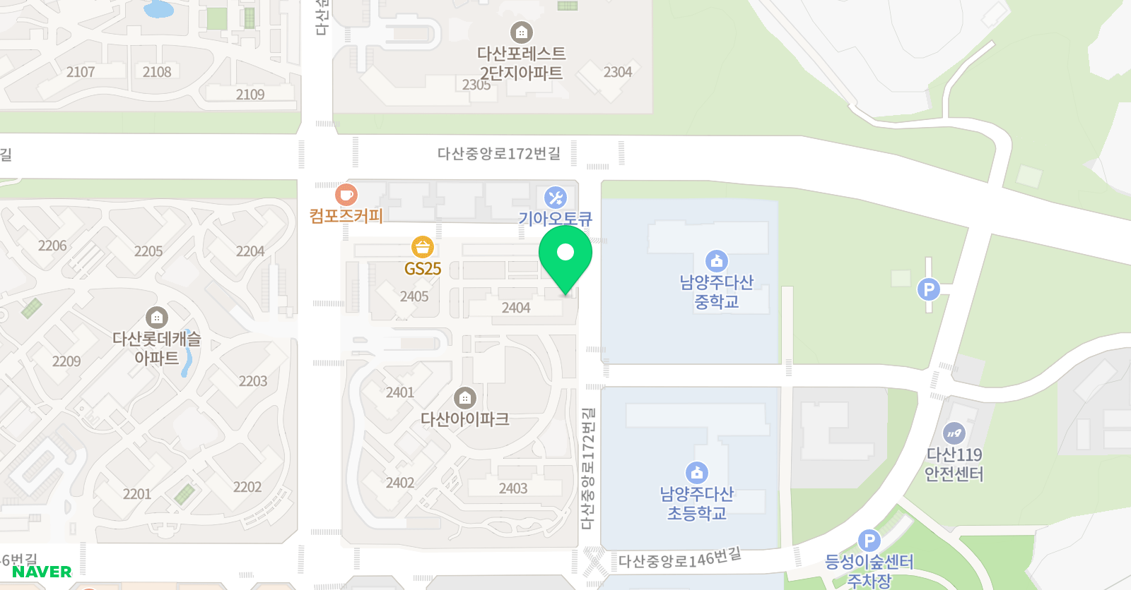 레벨업 수학교습소 위치