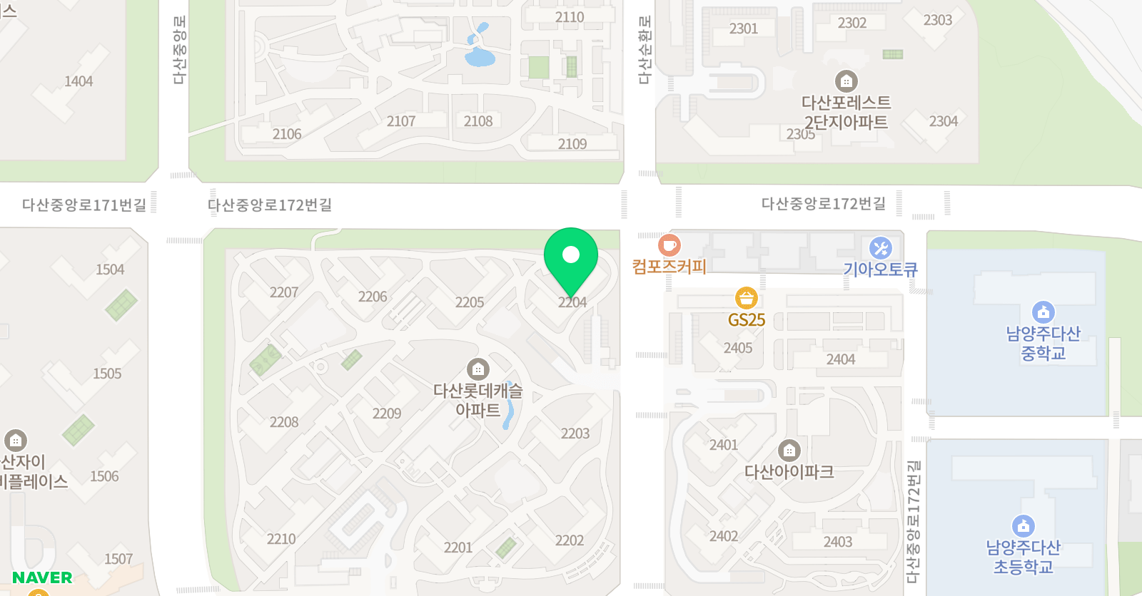 기탄 사고력교실 다산롯데캐슬교실 위치