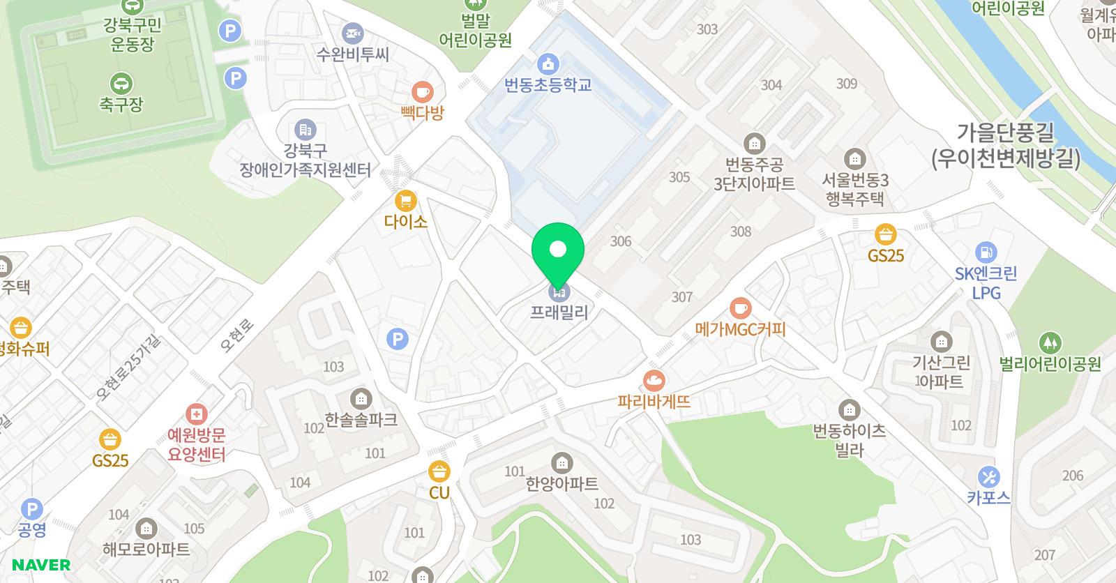 예일 영어수학학원 위치