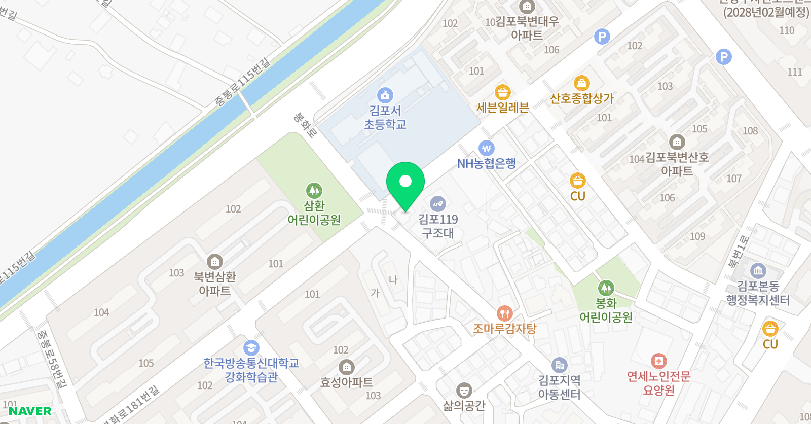 창의와사고 수학학원 위치