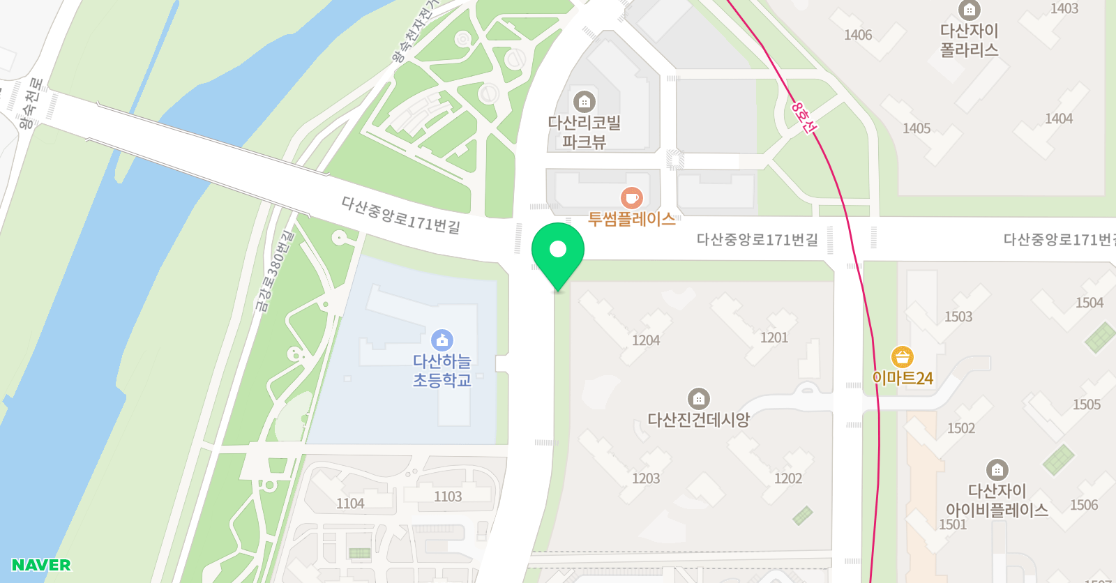 다산클라라 음악학원 위치