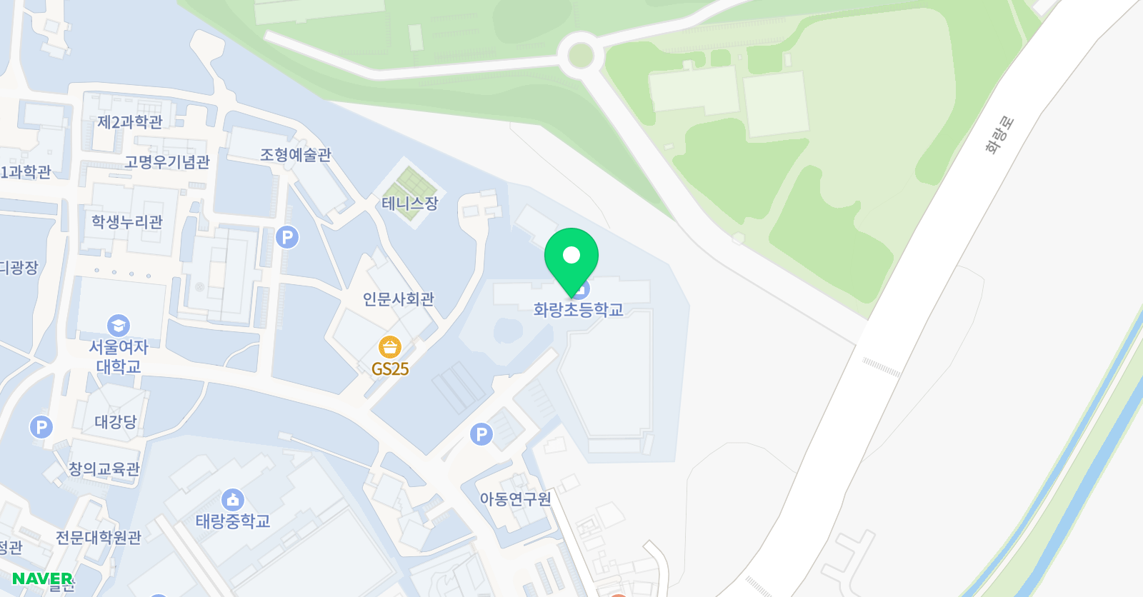 AAFC 화랑초구장 위치