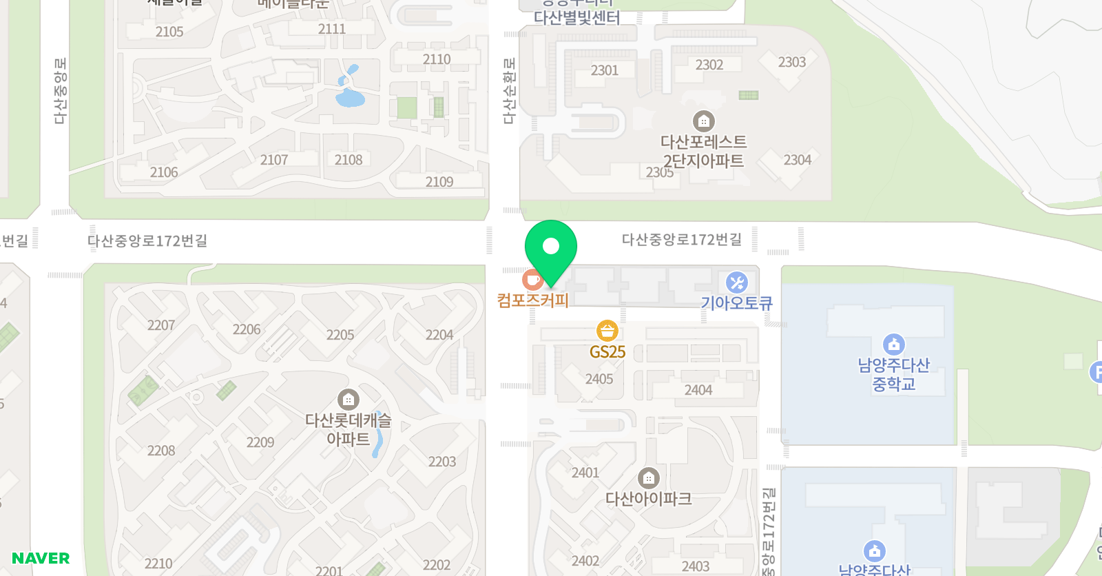 클랑 음악학원 위치