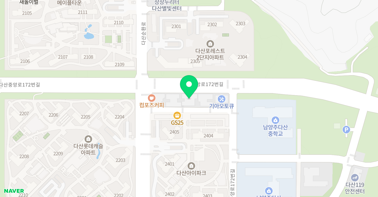 리엔아뜰리에 미술학원 위치