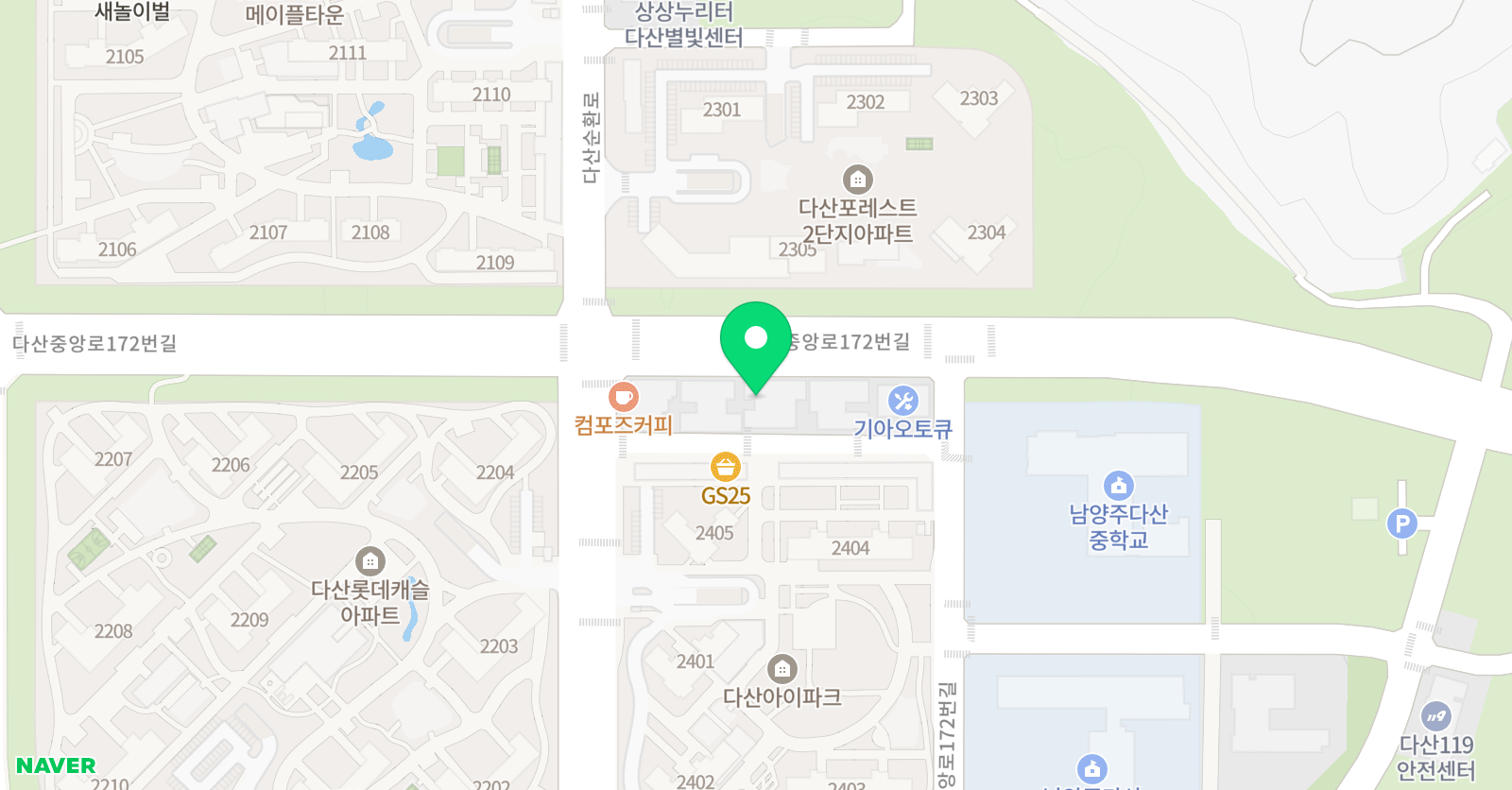 메이플러닝센터 위치
