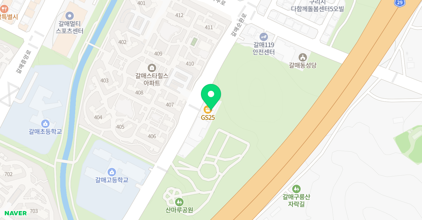 아름다운 발레학원 위치