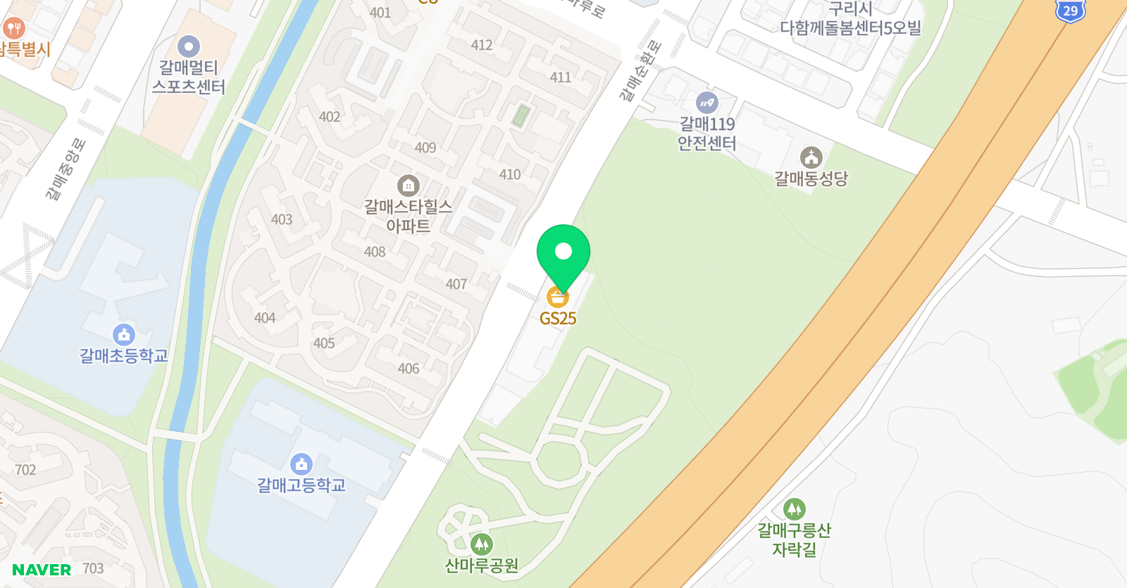 GP 어학원 갈매캠퍼스 위치