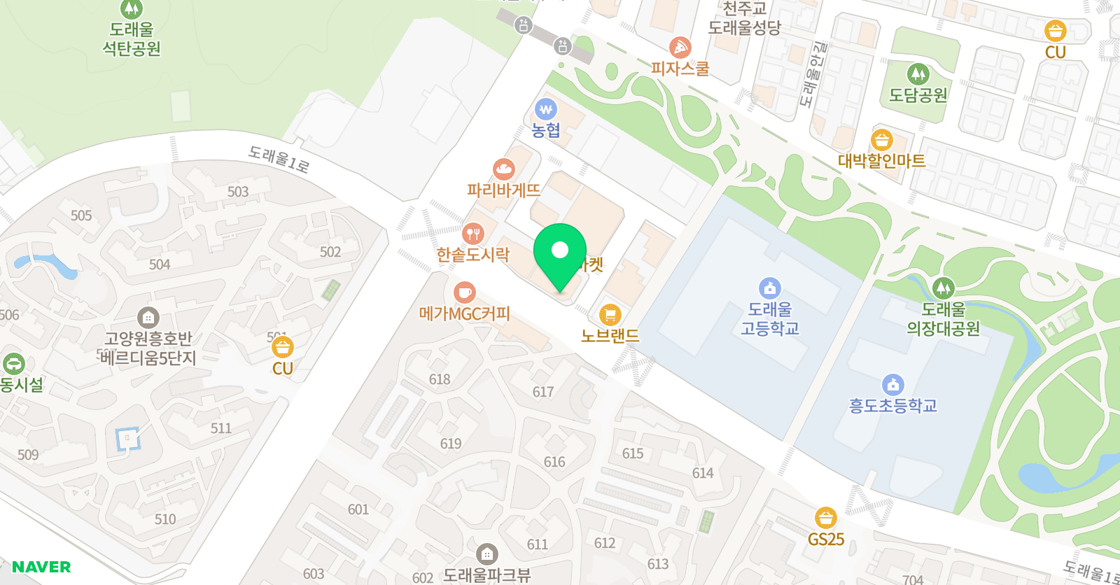 그림이좋은아이들 미술학원 위치