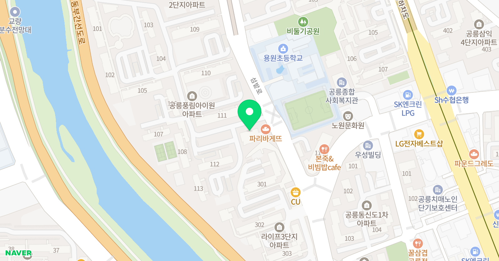한국체대강북 태권도장 위치