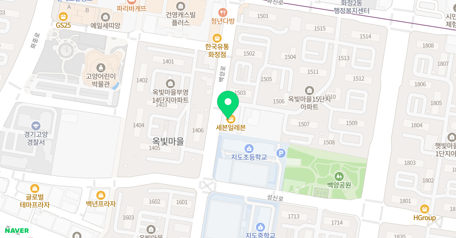 고려인성 태권도 위치